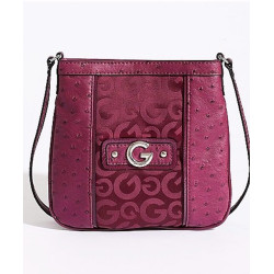 dámská kabelka G by Guess Dancing Cranberry crossbody vínově červená - fialová