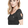 Dámské tričko Guess Adria černé triko
