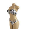 Dámské plavky leopardí push - up bikiny