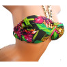 Dámské plavky bikiny s tropickým vzorem