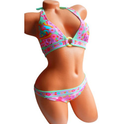 Dámské plavky bikiny s orientálním vzorem
