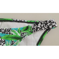 Dámské plavky - bikiny s tropickým vzorem
