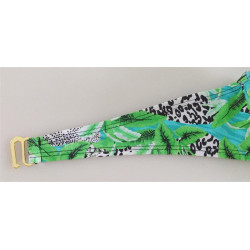 Dámské plavky - bikiny s tropickým vzorem