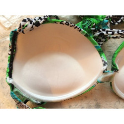 Dámské plavky - bikiny s tropickým vzorem