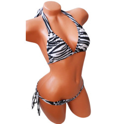 Dámské plavky - zebrované bikiny
