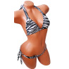 Dámské plavky - zebrované bikiny