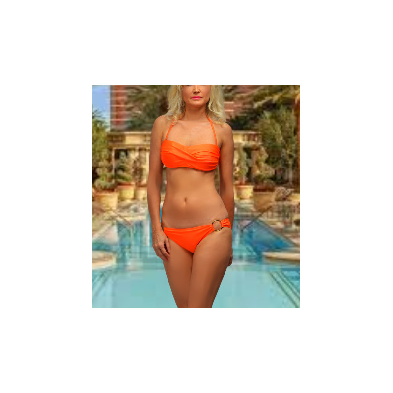 Dámské plavky - oranžové bikiny