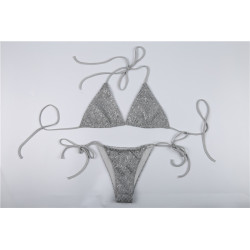 Dámské plavky - stříbrné bikiny