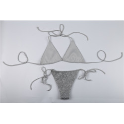 Dámské plavky - stříbrné bikiny