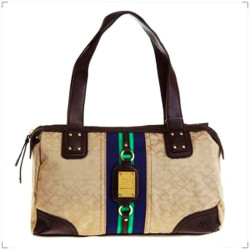 Tommy Hilfiger dámská kabelka satchel béžovo hnědá