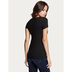 Dámské černé tričko G by GUESS s kamínky a flitry | Lastyle.cz