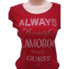 Dámské tričko Guess Always červené triko
