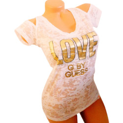 Dámské tričko  Guess bílé