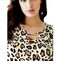 Guess halenka leopardí top