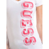 Dámské tričko Guess Cedar Logo bílé triko -sleva