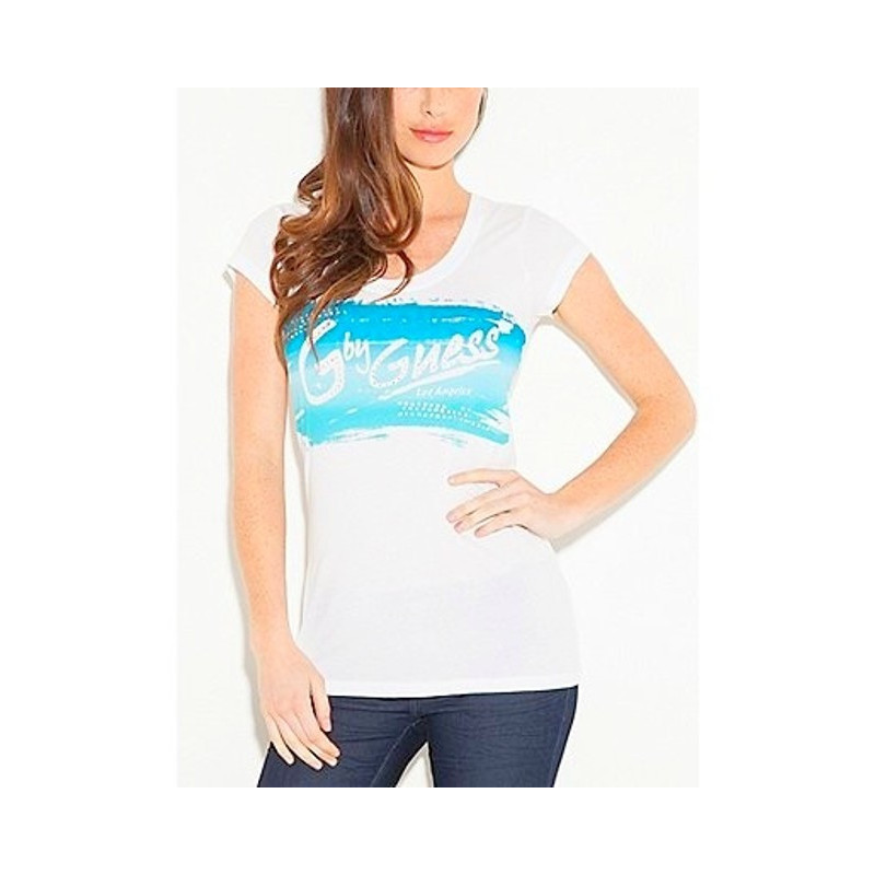 Dámské tričko G by Guess  bílé triko