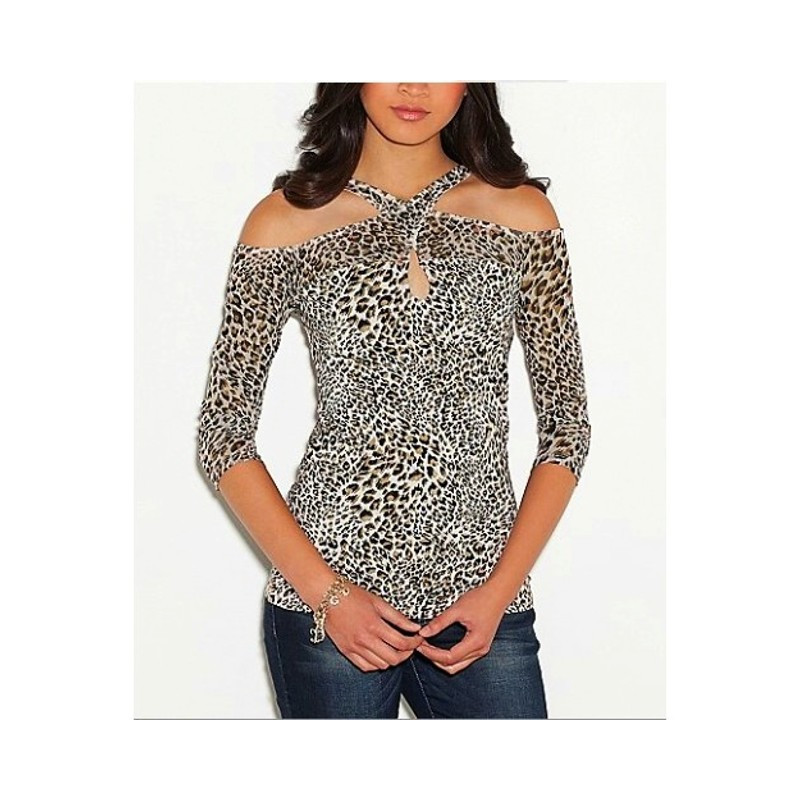 Dámské tričko  G by Guess  leopardí triko