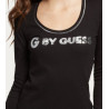 Dámské tričko G by Guess Camrose černé triko s dlouhým rukávem