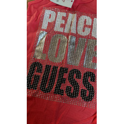 Dámský nátělník Guess - červené tílko Gizie