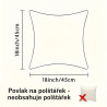 Sada vánočních povlaků na polštářky JOY