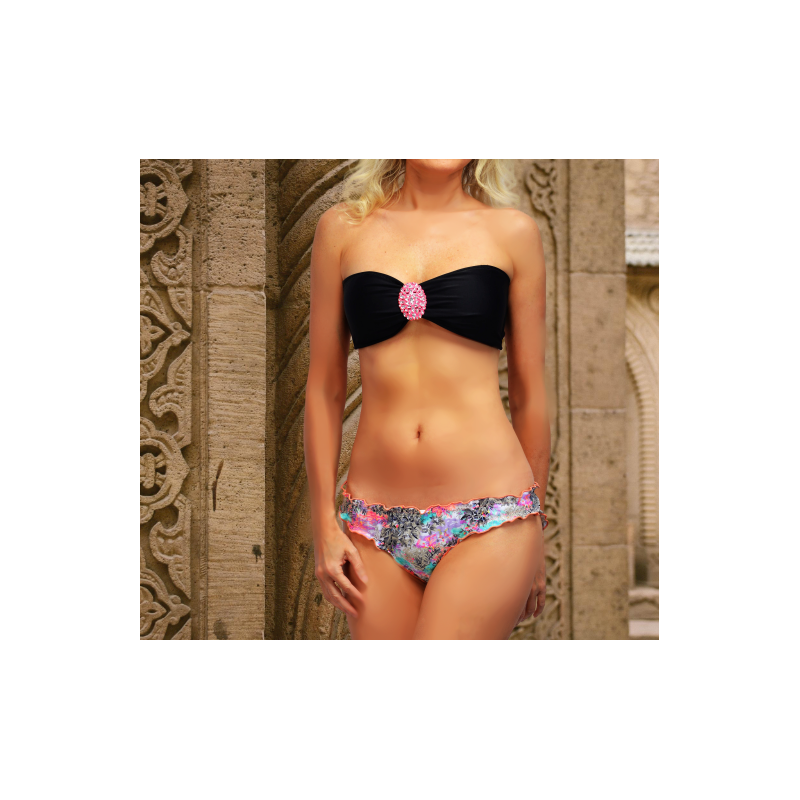 Luxusní bikiny s ozdobnou broží | Push-up efekt | Lastyle.cz