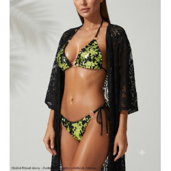 Dámské flitrované černozelené bikiny | Lastyle.cz