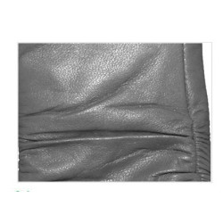 dámské zimní šedé rukavice z jehněčí kůže s kožešinkou hladká kůže