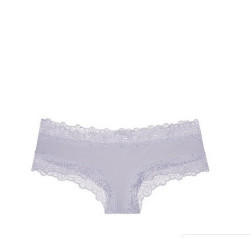 Šedofialová krajková tanga Victoria's Secret PINK | Lastyle.cz