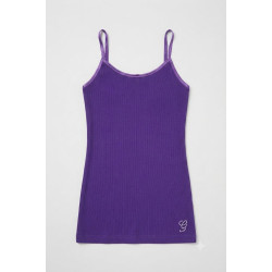 Fialové dámské tílko G by Guess s kamínky