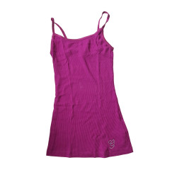 Fuchsiové dámské tílko G by Guess s kamínky
