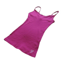 Fuchsiové dámské tílko G by Guess s kamínky