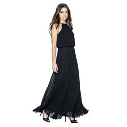 Luxusní černé společenské šaty Guess Dallas Maxi Dress | LA Style.cz