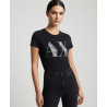 Dámské černé tričko Armani Exchange | Prémiová bavlna | E-shop