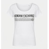 Dámské bílé tričko Armani Exchange | 100% Pima bavlna