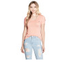 Dámské broskvové tričko Guess Adria Solid Top | E-shop