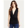 Dámská černá blůzka Guess Cherry Cross Front | Elegantní top