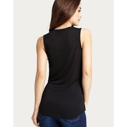 Dámská černá blůzka Guess Cherry Cross Front | Elegantní top