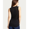 Dámská černá blůzka Guess Cherry Cross Front | Elegantní top