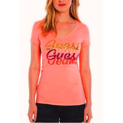 Dámské tričko Guess Paradise Peachy Neon 🍑 | Stylová móda
