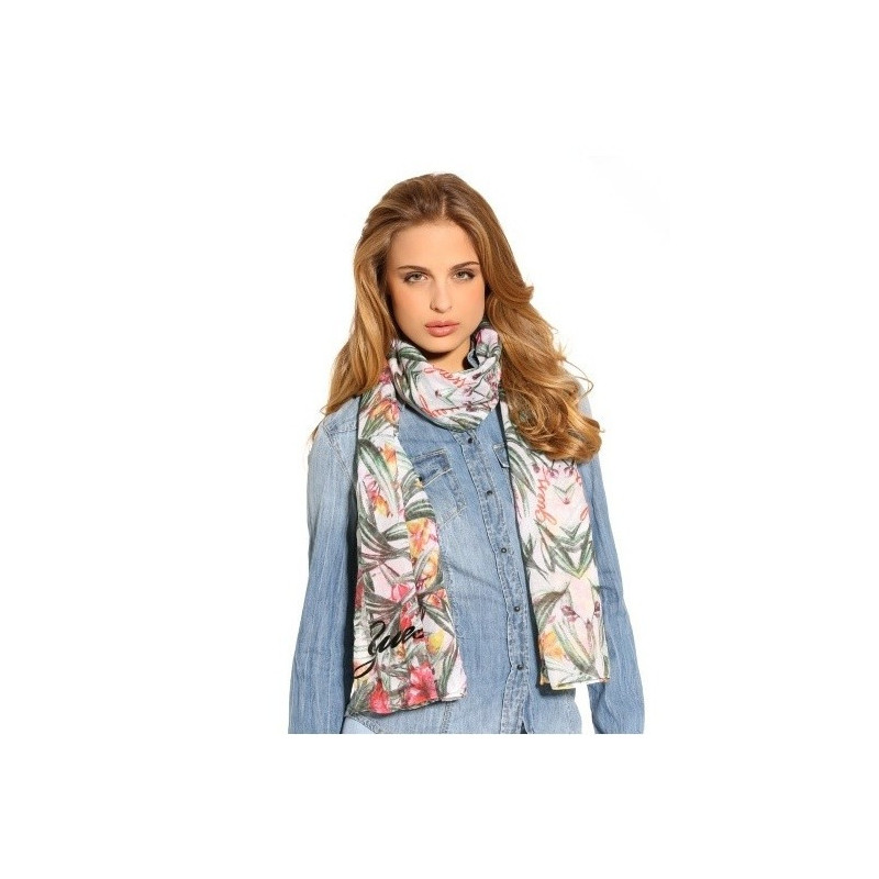 Dámský šátek Guess  s tropickým vzorem