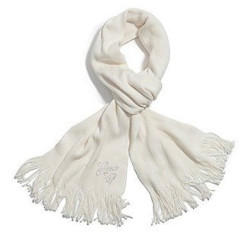 Luxusní smetanová dámská šála Guess